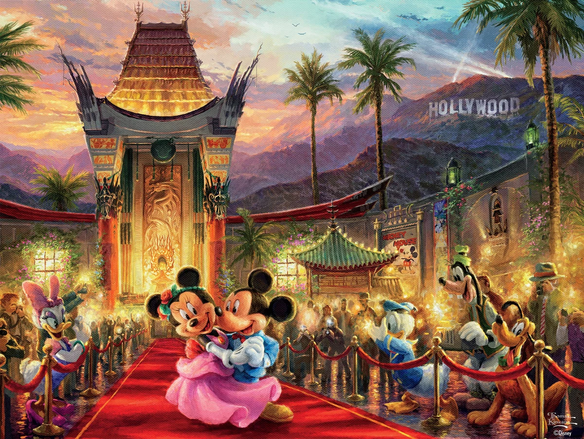 Cheap βοΈ Ceaco 750 Pieces Thomas Kinkade Disney - Mickey And Minnie Hollywood π 1 Cheap βοΈ Ceaco 750 Pieces Thomas Kinkade Disney - Mickey And Minnie Hollywood π