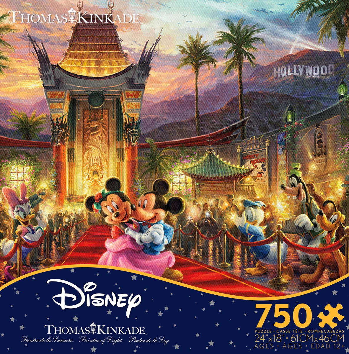 Cheap βοΈ Ceaco 750 Pieces Thomas Kinkade Disney - Mickey And Minnie Hollywood π 2 Cheap βοΈ Ceaco 750 Pieces Thomas Kinkade Disney - Mickey And Minnie Hollywood π - Image 2