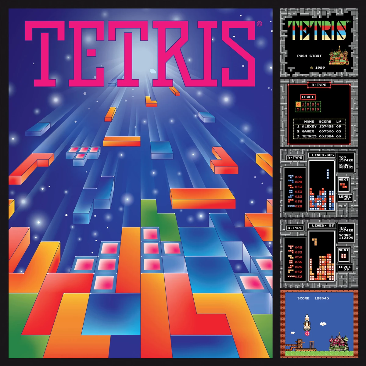 Brand new ✔️ Ceaco 750 Pieces Tetris Levels 🛒 1 Brand new ✔️ Ceaco 750 Pieces Tetris Levels 🛒