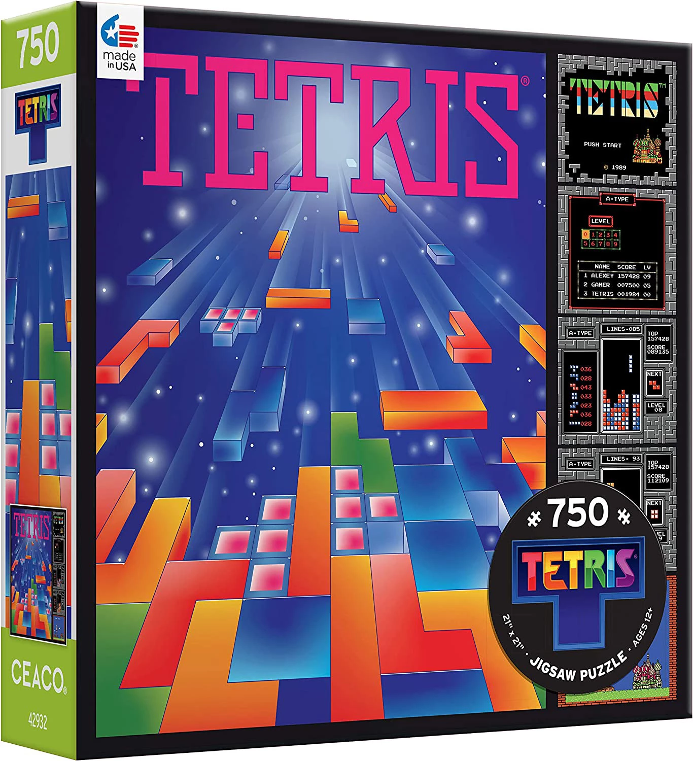 Brand new ✔️ Ceaco 750 Pieces Tetris Levels 🛒 3 Brand new ✔️ Ceaco 750 Pieces Tetris Levels 🛒 - Image 3
