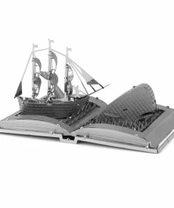 New ✨ Metal Earth Pieces Moby Dick Book Sculpture ✔️