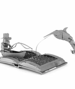 Flash Sale 😍 Metal Earth Pieces The Old Man And The Sea Book Sculpture 🎁