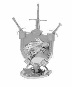 Best reviews of 🥰 Metal Earth Pieces House Stark Sigil 🎁