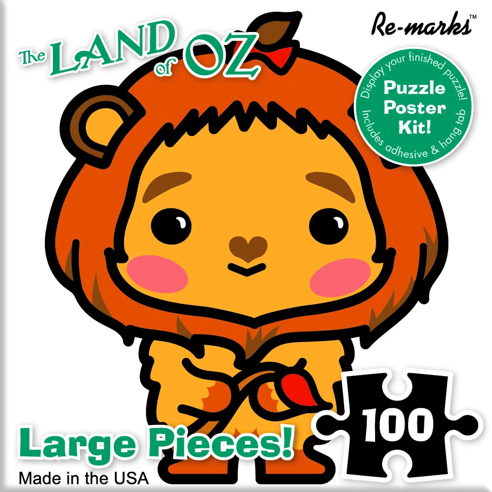 Budget ✨ Re-marks 100 Pieces The Land Of Oz - Cowardly Lion 🤩 1 Budget ✨ Re-marks 100 Pieces The Land Of Oz - Cowardly Lion 🤩