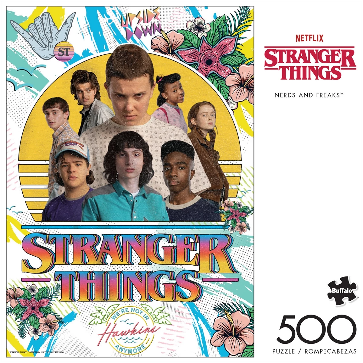 Outlet ⌛ Buffalo Games 500 Pieces Stranger Things - Nerd And Freaks ⌛ 2 Outlet ⌛ Buffalo Games 500 Pieces Stranger Things - Nerd And Freaks ⌛ - Image 2
