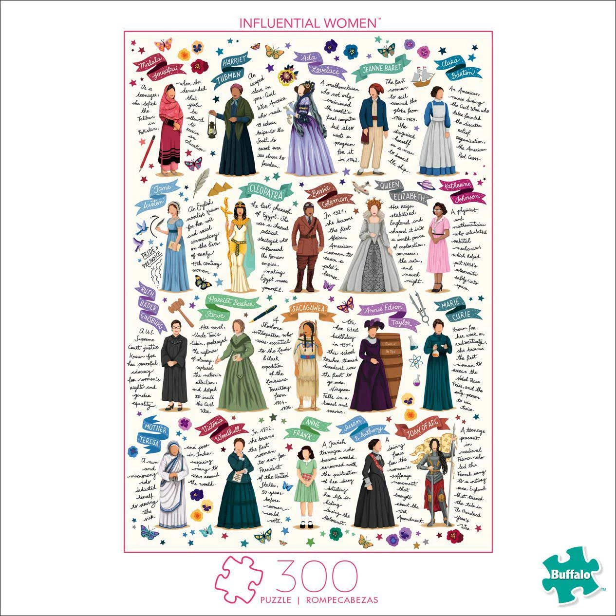 Best Pirce ❤️ Buffalo Games 300 Pieces Influential 👩 Women 🥰 2 Best Pirce ❤️ Buffalo Games 300 Pieces Influential 👩 Women 🥰 - Image 2