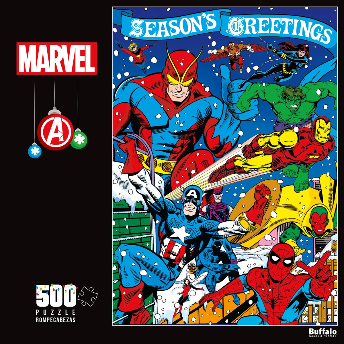 Best deal π― Buffalo Games 500 Pieces Seasons Greetings From The Avengers π 2 Best deal π― Buffalo Games 500 Pieces Seasons Greetings From The Avengers π - Image 2