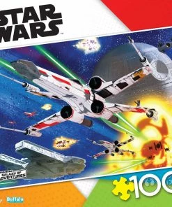 Brand new 👍 Buffalo Games 100 Pieces Star Wars - X-Wing Assault ❤️ -POP CULTURE PUZZLES STORE 079346048021 B