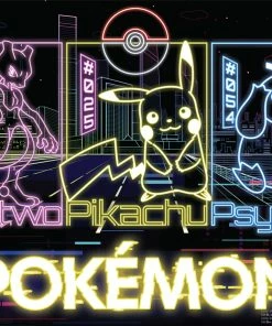 Budget π€© Buffalo Games 1000 Pieces Neon Pokemon β