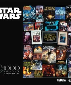 Best Pirce π€© Buffalo Games 1000 Pieces Star Wars Video Game Cover Collage π