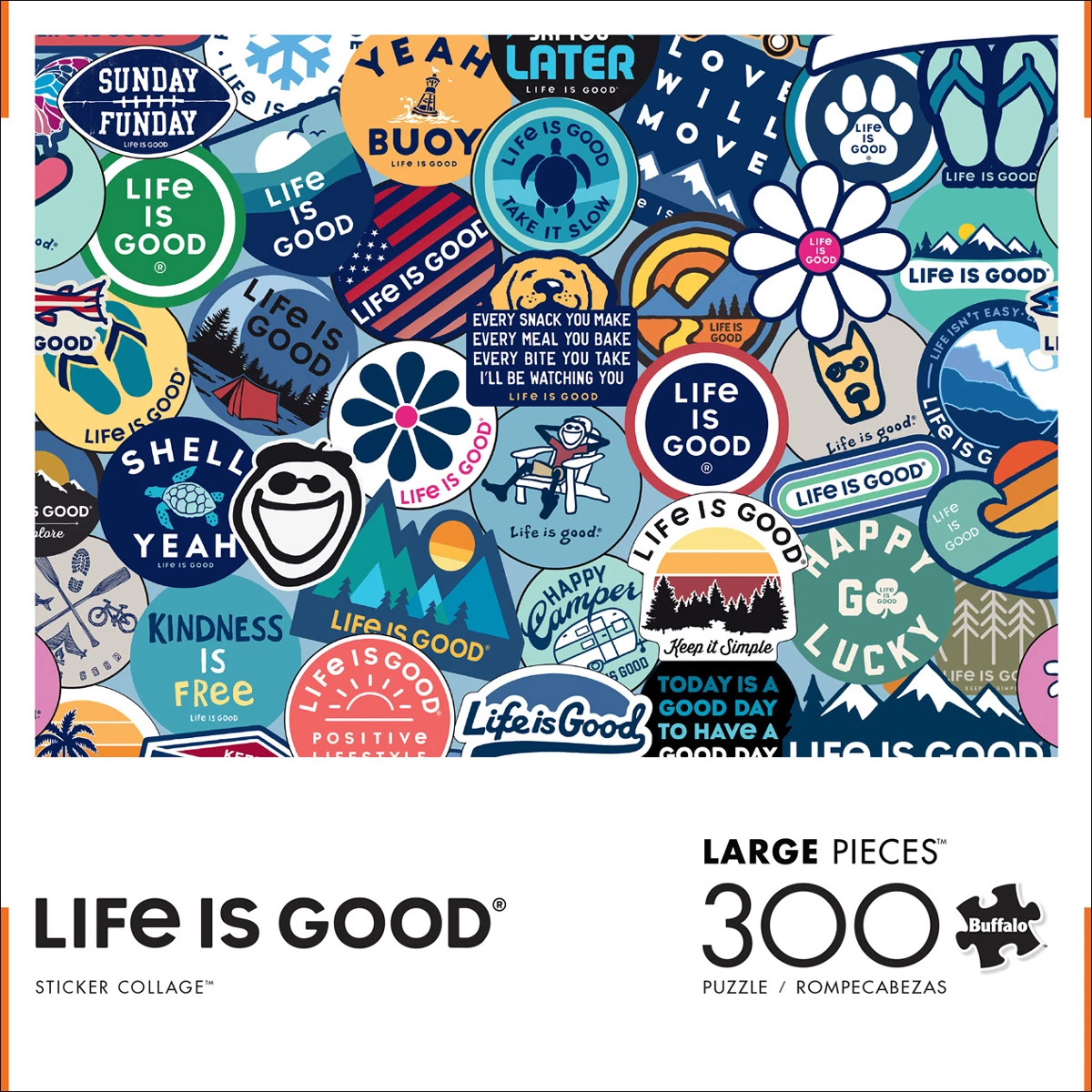 Flash Sale 👏 Buffalo Games 300 Pieces Sticker Collage 🔥 2 Flash Sale 👏 Buffalo Games 300 Pieces Sticker Collage 🔥 - Image 2