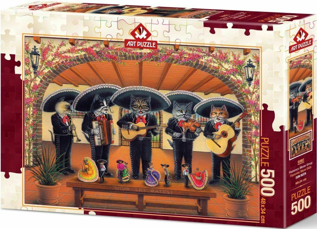 Brand new ๐คฉ Heidi Arts 500 Pieces Flamenco Meow Group ๐ 2 Brand new ๐คฉ Heidi Arts 500 Pieces Flamenco Meow Group ๐ - Image 2