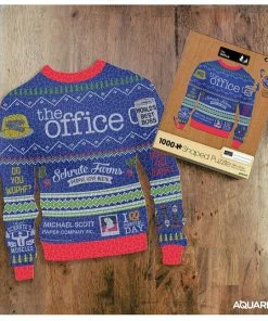 Discount 🎁 Aquarius 1000 Pieces The Office Ugly 🔔 Christmas Sweater ⭐ 3 Discount 🎁 Aquarius 1000 Pieces The Office Ugly 🔔 Christmas Sweater ⭐ -POP CULTURE PUZZLES STORE 1000piecepuzzleshapedtheofficeuglychristmasweater12