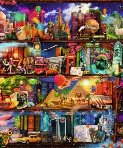 Discount 🎁 Ravensburger 2000 Pieces World Of Books ⭐
