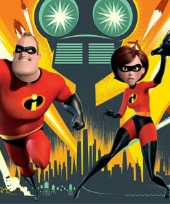 Discount ⭐ Ceaco 700 Pieces Incredibles 2 (Disney Panoramic) 👍