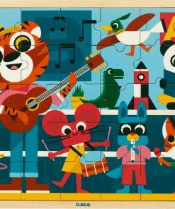 Budget ⭐ Djeco 35 Pieces Puzzlo Music 👏