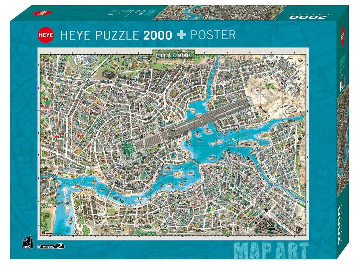 Discount π― Heye 2000 Pieces City Of Pop π 2 Discount π― Heye 2000 Pieces City Of Pop π - Image 2