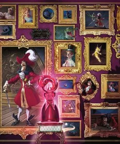 Cheap 👏 Ravensburger 1000 Pieces Villainous: Captain Hook ✨