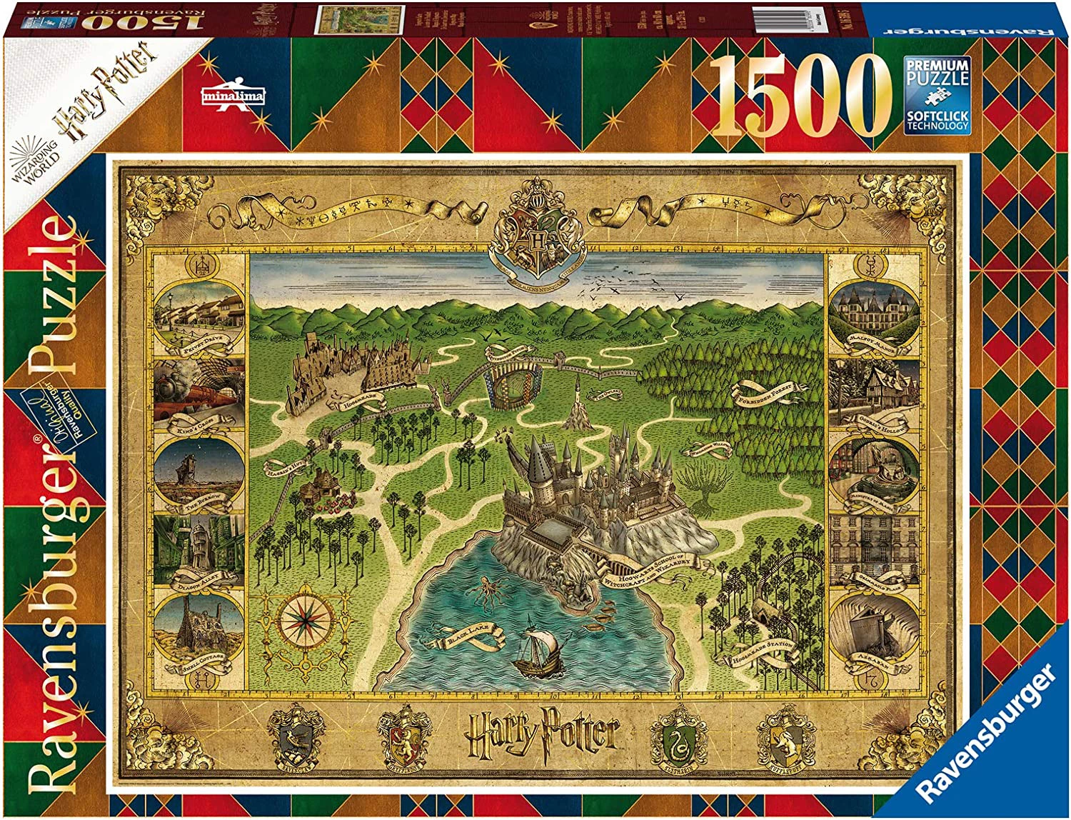 Cheap β Ravensburger 1500 Pieces Hogwarts Map π 2 Cheap β Ravensburger 1500 Pieces Hogwarts Map π - Image 2