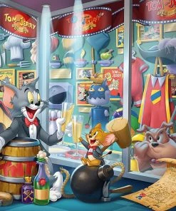 Coupon 🔥 Ravensburger 1000 Pieces Tom & Jerry Hall Of Fame 😀