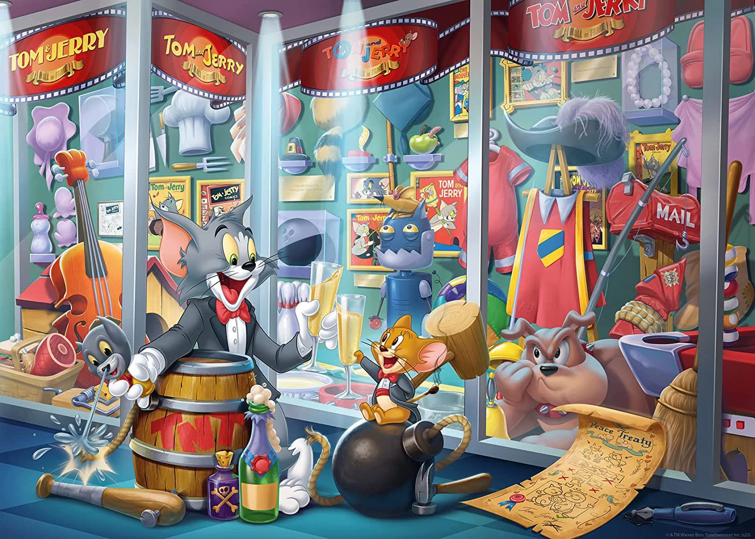 Coupon π₯ Ravensburger 1000 Pieces Tom & Jerry Hall Of Fame π 1 Coupon π₯ Ravensburger 1000 Pieces Tom & Jerry Hall Of Fame π