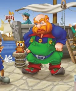 New 🔔 D-Toys 35 Pieces Pinocchio 🧨