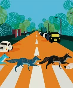 New ๐ Gibsons 500 Pieces Abbey Road Foxes ๐