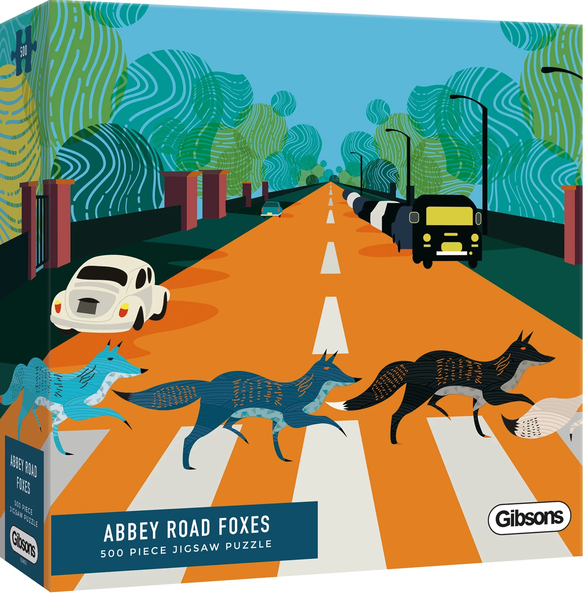 New ๐ Gibsons 500 Pieces Abbey Road Foxes ๐ 2 New ๐ Gibsons 500 Pieces Abbey Road Foxes ๐ - Image 2