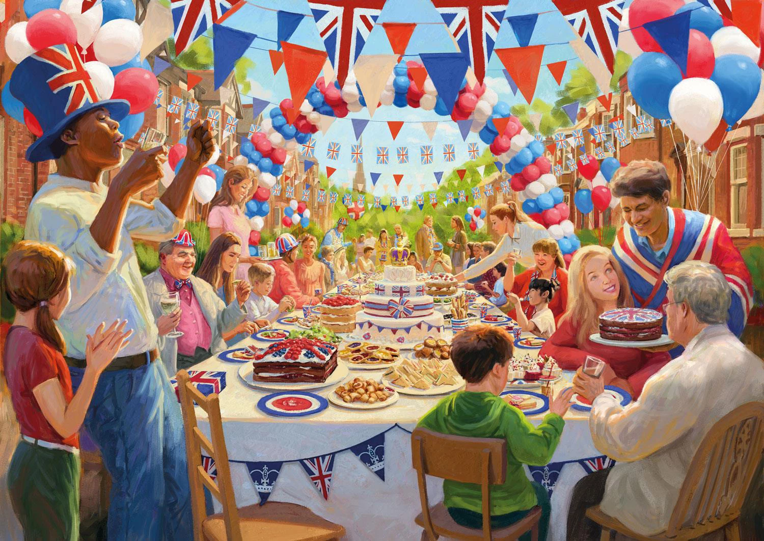 Cheap โ Gibsons 500 Pieces Jubilee Royal Celebrations (4 Puzzles) ๐ 2 Cheap โ Gibsons 500 Pieces Jubilee Royal Celebrations (4 Puzzles) ๐ - Image 2
