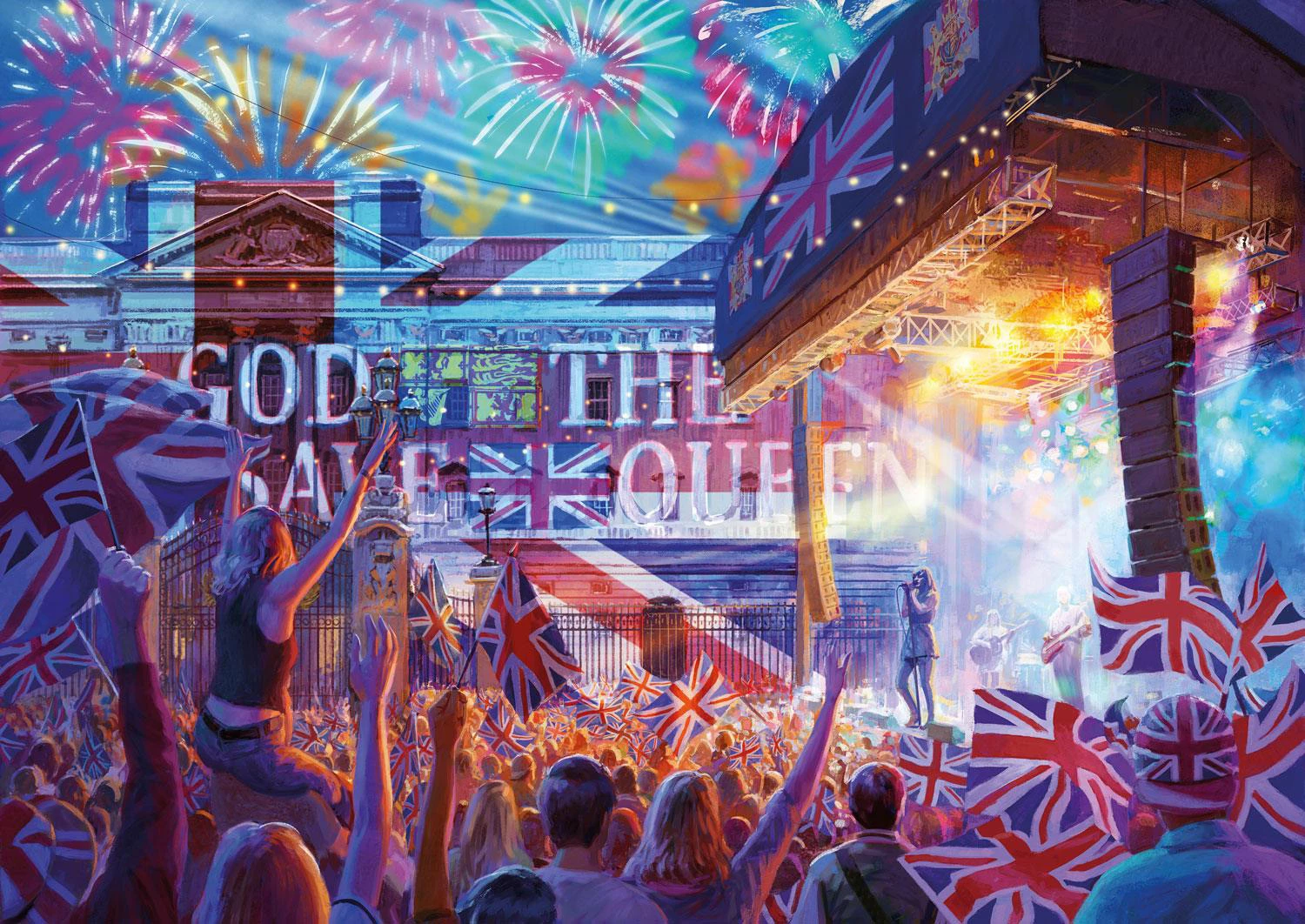 Cheap โ Gibsons 500 Pieces Jubilee Royal Celebrations (4 Puzzles) ๐ 4 Cheap โ Gibsons 500 Pieces Jubilee Royal Celebrations (4 Puzzles) ๐ - Image 4