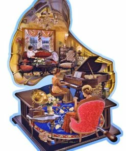Cheapest 😉 Wooden City 250 Pieces Cozy Gramophone ⭐