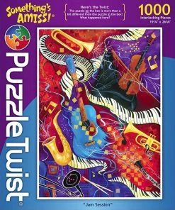 Coupon 🎁 PuzzleTwist 1000 Pieces Jam Session Twist Puzzle 💯