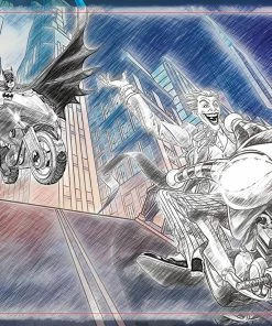 Outlet ๐งจ 4D Cityscape Inc. 150 Pieces Scratch OFF Puzzle : DC Comics Batman & Joker ๐ฅ