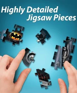 Discount 🤩 Wrebbit 255 Pieces Batmobile 🧨 -POP CULTURE PUZZLES STORE 665541005152 3