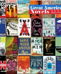 Cheap ✨ Re-marks 1000 Pieces Great American Novels 👍