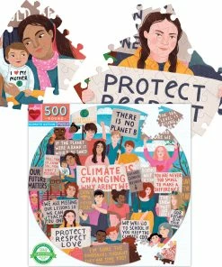 Best Sale 🎁 EeBoo 500 Pieces Climate Action 🧨 -POP CULTURE PUZZLES STORE 689196510380 2
