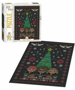 Cheapest 💯 USAopoly 550 Pieces Harry Potter Weasley Sweaters 🛒 -POP CULTURE PUZZLES STORE 700304153197 123