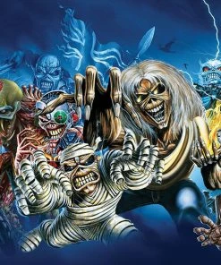 Best deal 🔔 USAopoly 1000 Pieces Iron Maiden Faces Of Eddie ✨