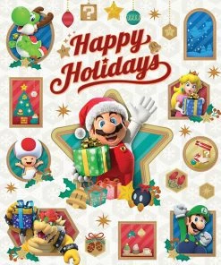 Discount β€οΈ USAopoly 1000 Pieces Super Mario "Happy Holidays" π―