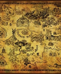 Deals π USAopoly 1000 Pieces Zelda Hyrule Map π