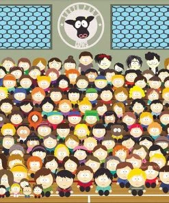 Cheap 💯 USAopoly 1000 Pieces South Park "Go Cows" 👏