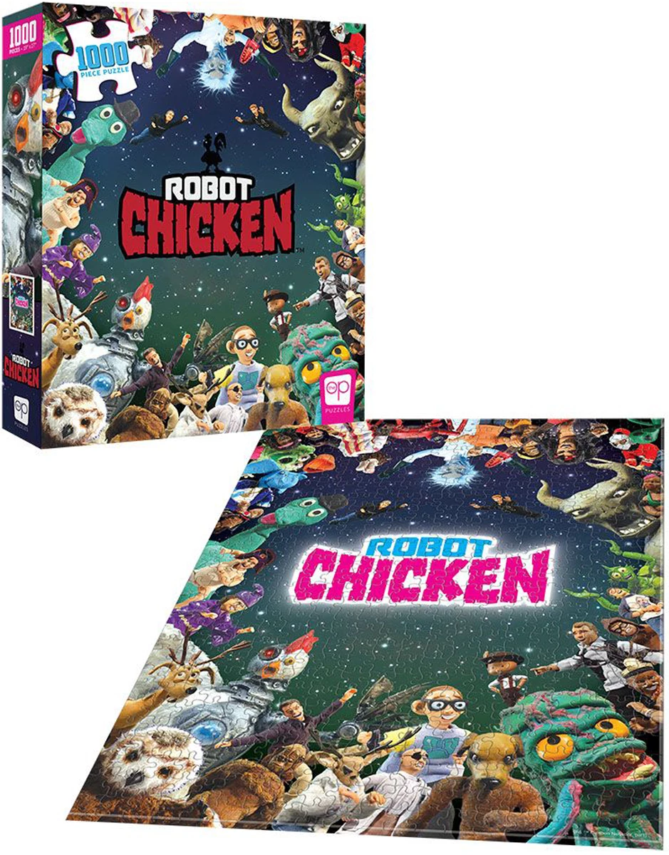 Cheapest 🎉 USAopoly 1000 Pieces Robot Chicken 🥰 3 Cheapest 🎉 USAopoly 1000 Pieces Robot Chicken 🥰 - Image 3