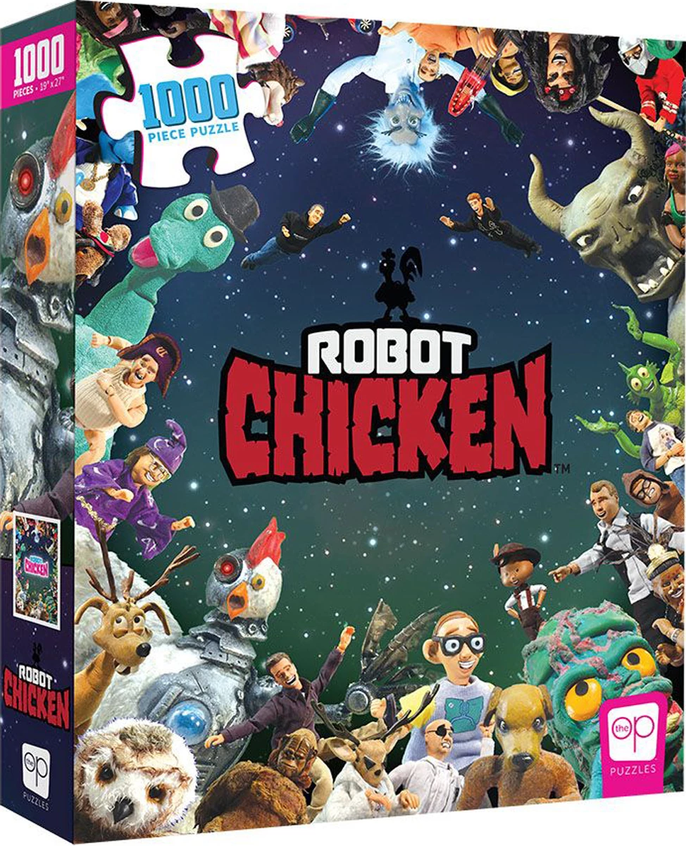 Cheapest 🎉 USAopoly 1000 Pieces Robot Chicken 🥰 2 Cheapest 🎉 USAopoly 1000 Pieces Robot Chicken 🥰 - Image 2
