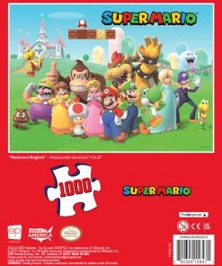 Best Pirce 🔥 USAopoly 1000 Pieces Super Mario Mushroom Kingdom 🌟 -POP CULTURE PUZZLES STORE 700304156471 bb