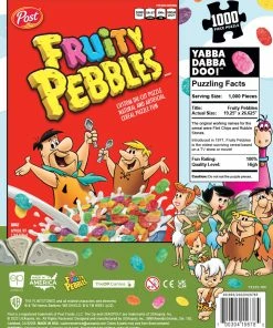 Cheapest 💯 USAopoly 1000 Pieces Post Fruity Pebbles ❤️ -POP CULTURE PUZZLES STORE 700304156785 bback