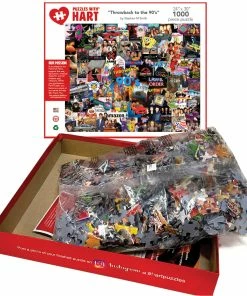 Budget 🛒 Hart Puzzles 1000 Pieces Throwback 90's 👏 -POP CULTURE PUZZLES STORE 704846705203 ob