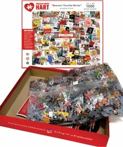 Buy 👏 Hart Puzzles 1000 Pieces Boomers' Favorite Movies 🥰 -POP CULTURE PUZZLES STORE 704846705814 ob