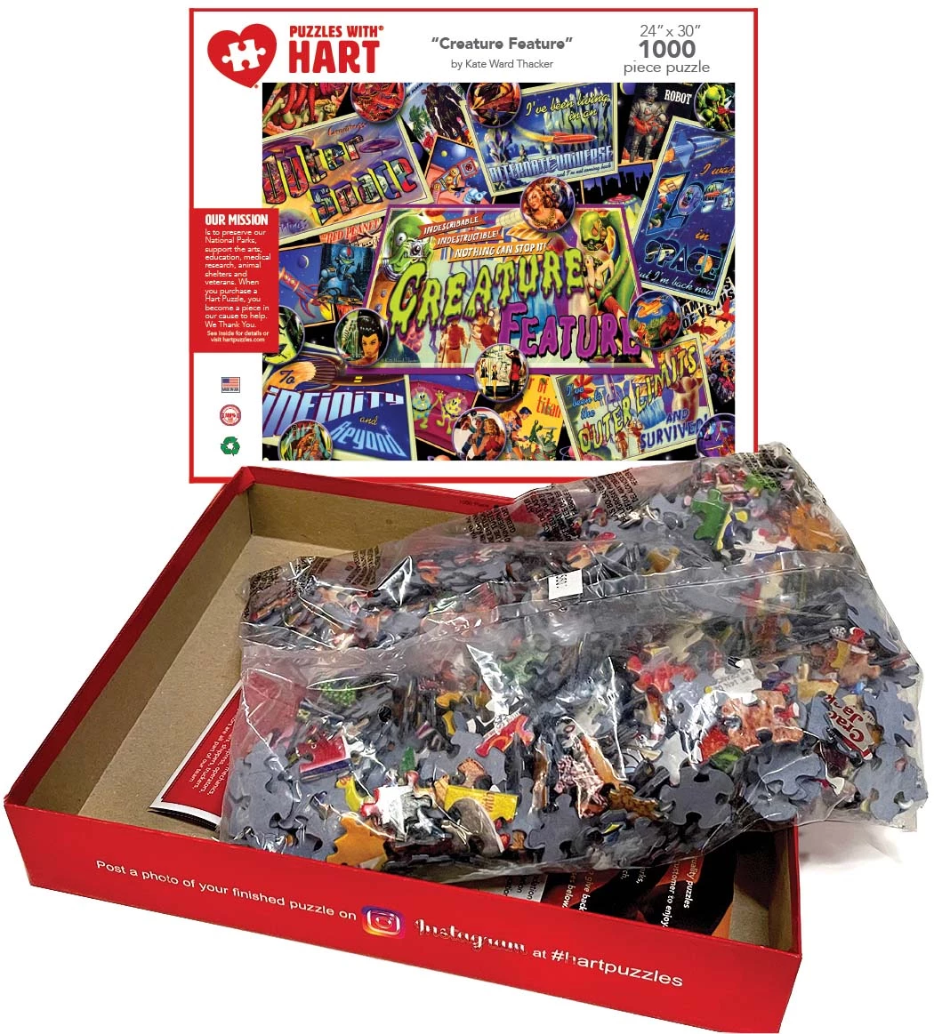 Outlet π Hart Puzzles 1000 Pieces Creature Feature π 3 Outlet π Hart Puzzles 1000 Pieces Creature Feature π - Image 3