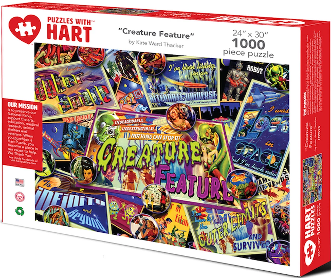Outlet π Hart Puzzles 1000 Pieces Creature Feature π 2 Outlet π Hart Puzzles 1000 Pieces Creature Feature π - Image 2