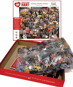 Discount π Hart Puzzles 1000 Pieces Country, Country, Country π 5 Discount π Hart Puzzles 1000 Pieces Country, Country, Country π -POP CULTURE PUZZLES STORE 704846706026 BO
